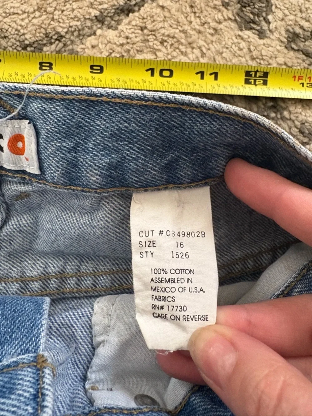 Vintage Circo denim mom shorts